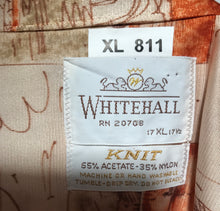 Whitehall Venice Scenic Men's Disco Shirt Size Extra Large