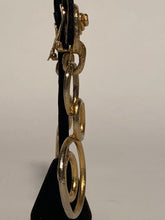 Cadoro 1980s Clip Back Drop Chandelier Earrings
