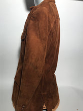 Vintage 1940s Men's McGregor Tailored Rust Brown Suede Jacket Size 40