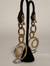 Cadoro 1980s Clip Back Drop Chandelier Earrings