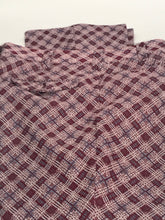 1970s Plaid Knit Polyester Pants 35" x 32" RENTAL P521